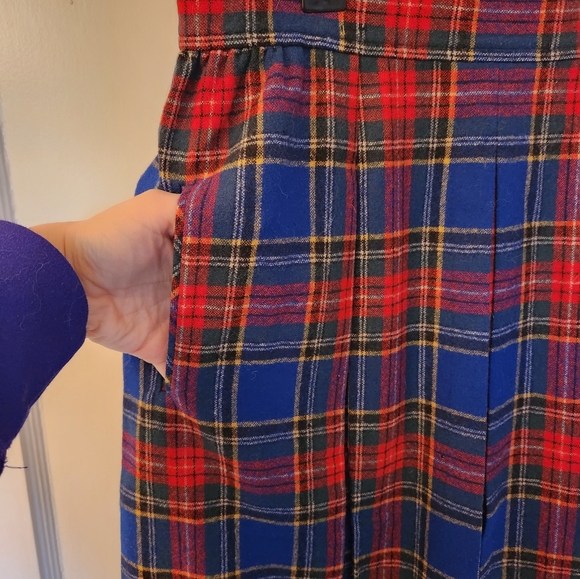 💙❤️Vintage 60's Pendelton Plaid Skirt❤️💙 💙 - Picture 2 of 4